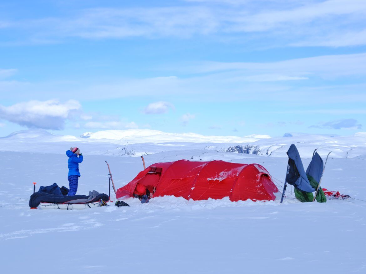 Praxisbericht – Bergans Helium Expedition 4 Winterzelt